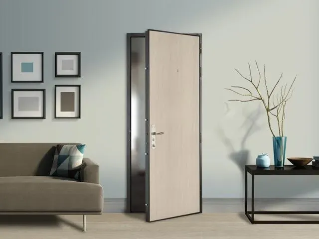 Porte bois clair