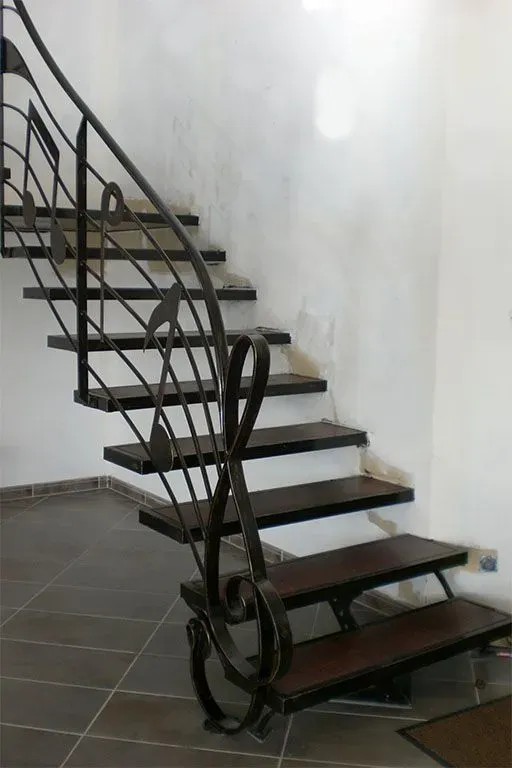 Escalier noir